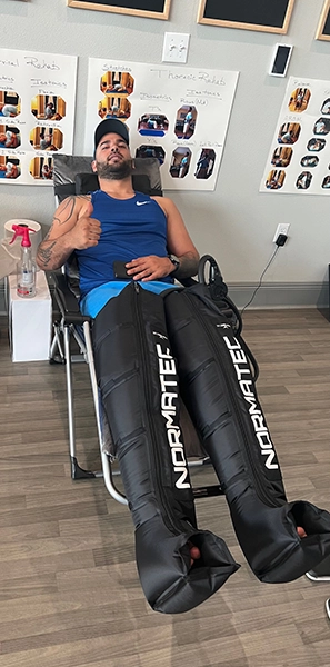 Chiropractic Baton Rouge LA NormaTec boots